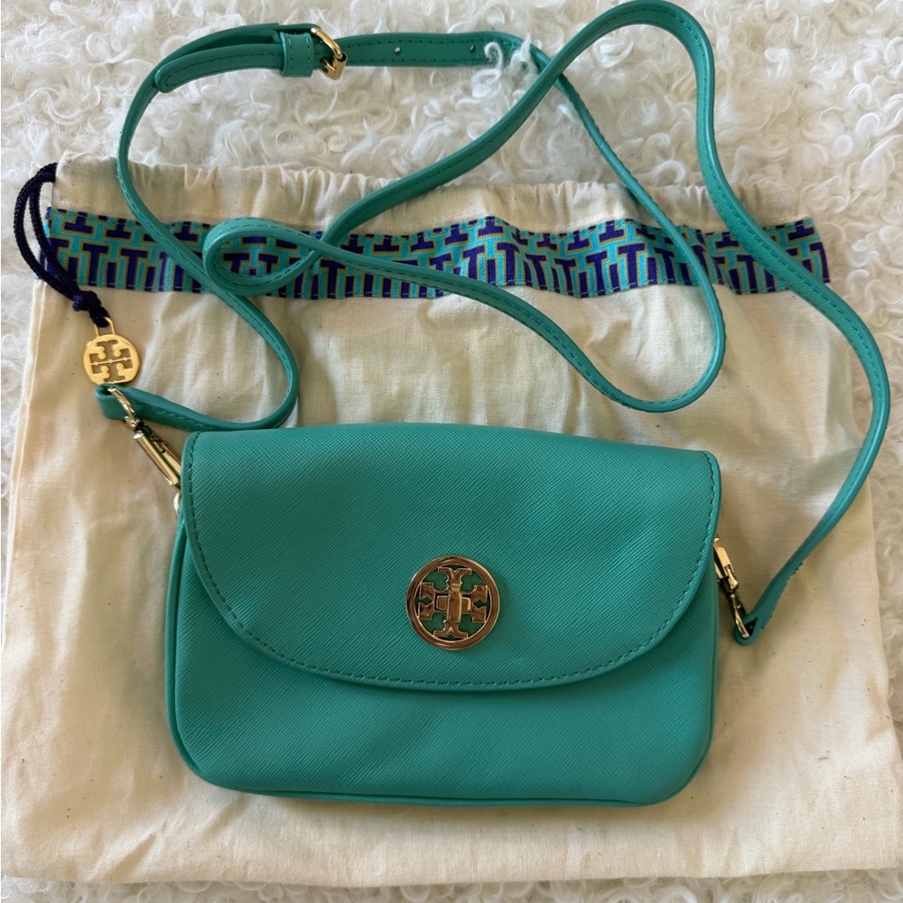 Tory Burch Aqua Crossbody Bag